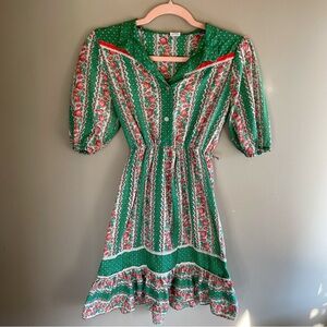 Vintage 1980s Floral Mini dress